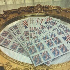 1000 forever stamps of 2022 Mail U.S.A. Flag Postage✨
